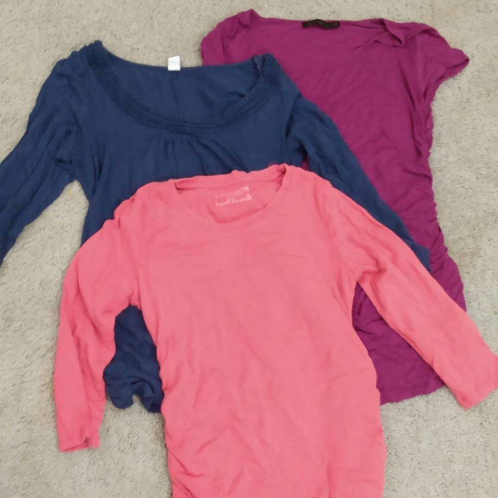 3 Maternity Shirts